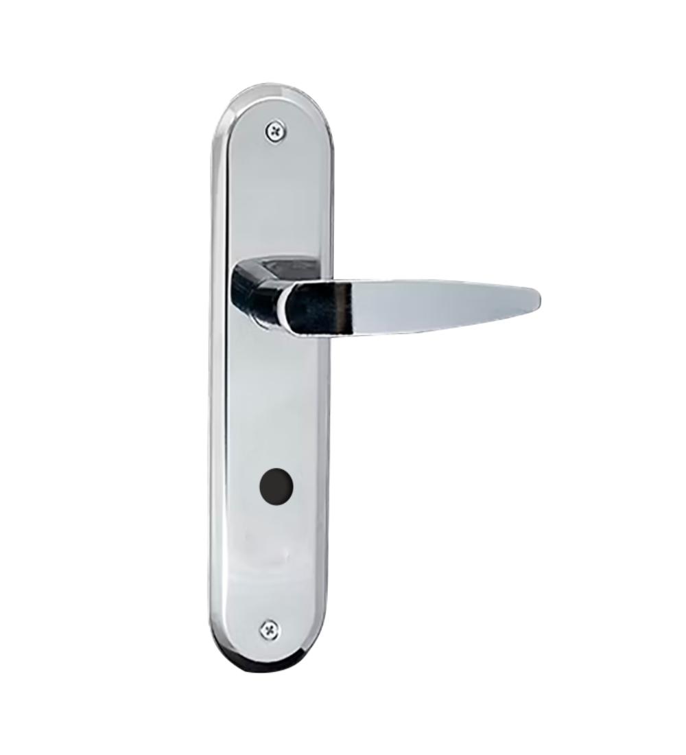 CERRADURA MANIJA CROMADA SILVANA BAÑO